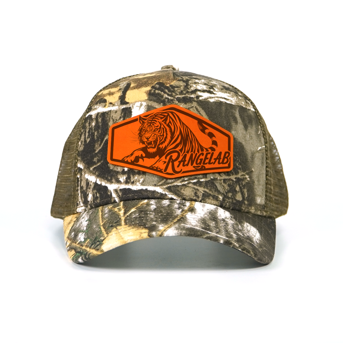 RANGELAB Camo Trucker Hat - Animal Patch, Adjustable Snapback, Breathable Mesh, One Size Fits Most