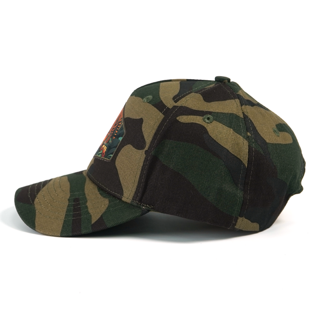 RANGELAB Camo Animal Patch Hat – Adventure-Ready Camouflage Baseball Cap for Men & Women