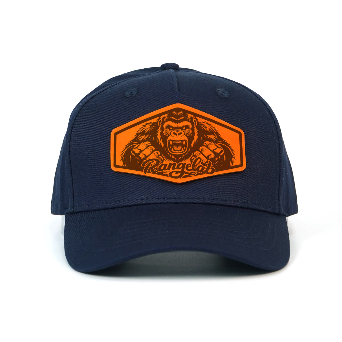 RANGELAB Leather Patch Trucker Hat – Crafted with Grit | Adjustable Snapback Cap for Men & Women | Outdoor Adventure Baseball Hat (Bear / Wolf / Gorilla / Fish / Walrus)