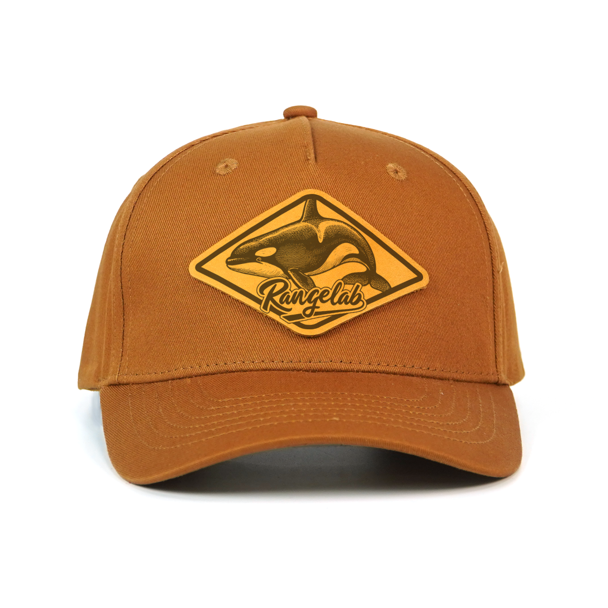Rangelab Leather Patch Animal Series Hat – Outdoor Adventure Snapback Cap for Men & Women, Adjustable Fit, Durable Canvas Baseball Hat