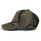 RANGELAB Camo Snapback Hat – Outdoor Adventure Baseball Cap with Animal Patch (Tiger, Cheetah, Crocodile)