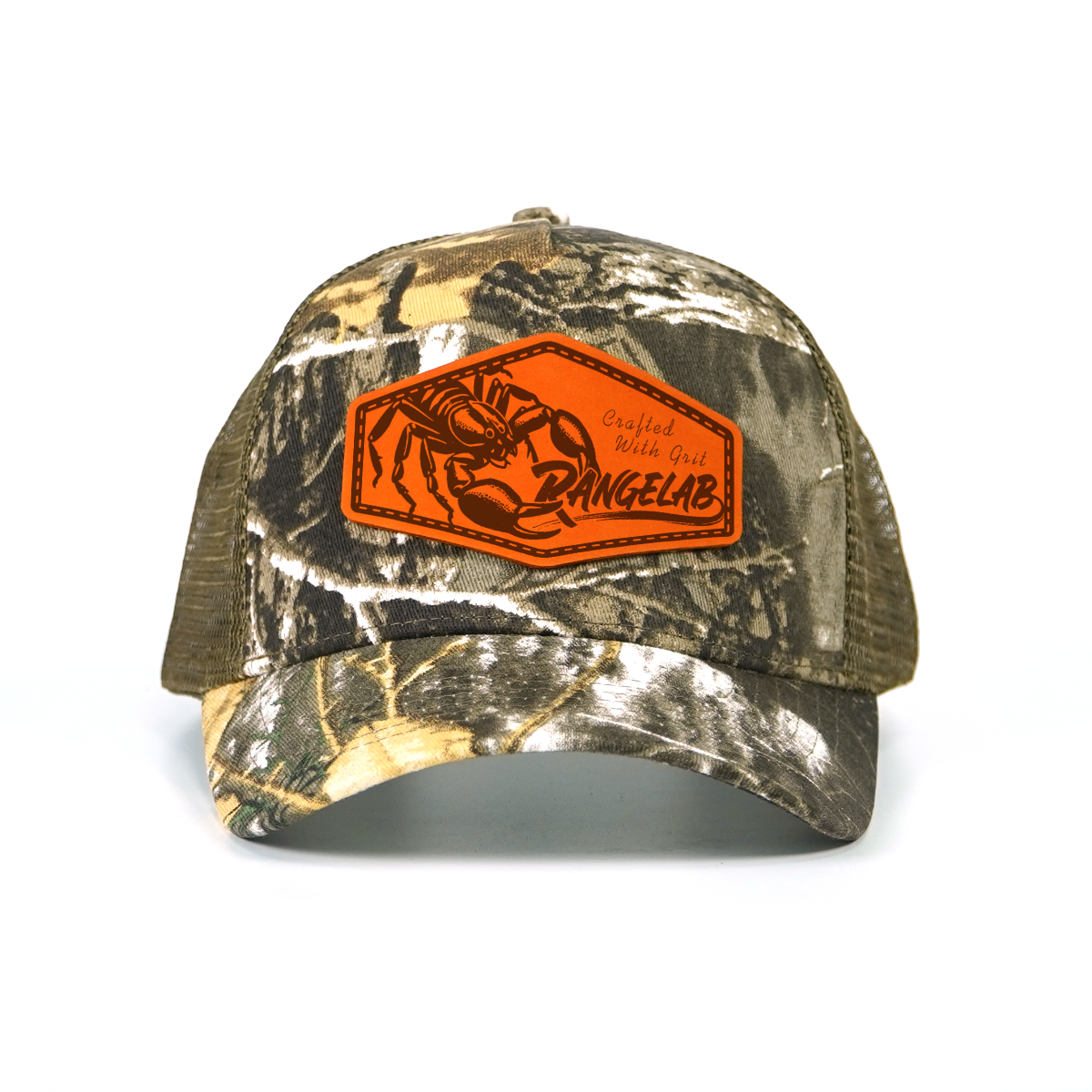 RANGELAB Camo Trucker Hat - Animal Patch, Adjustable Snapback, Breathable Mesh, One Size Fits Most